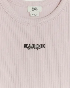 River Island Girls rib tank top and shorts set Pink Online