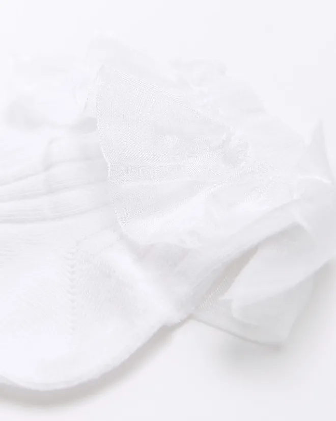 River Island Girls frill socks 2 pack White Sale