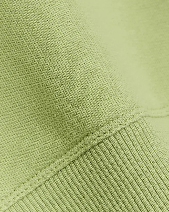 River Island crop plain sweatshirt Green Sale