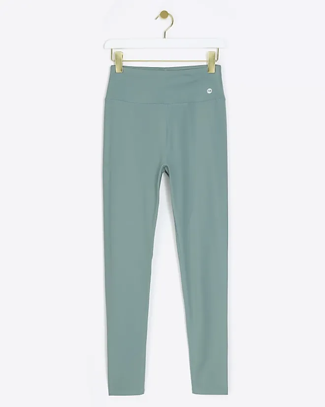 River Island high waisted leggings Green Fashion