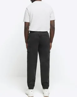 River Island regular fit seam cargo trousers Green Online