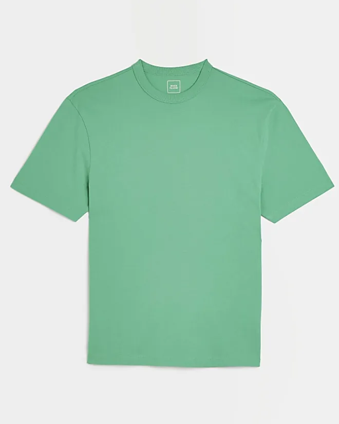River Island Regular fit t-shirt Green Outlet