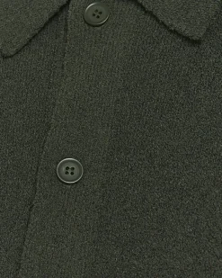 River Island slim fit boucle knit cardigan Green Best