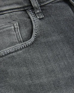 River Island high waisted bum sculpt skinny jeans Grey Clearance
