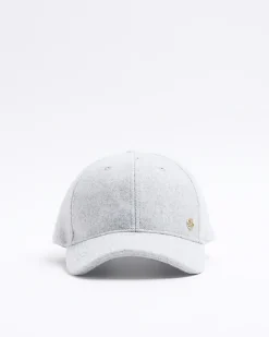 River Island melton cap Grey Best