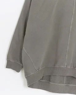 River Island oversized sweatshirt Grey Fashion