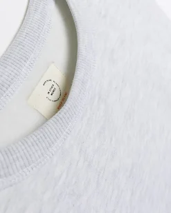River Island regular fit plain sweatshirt Grey Fashion