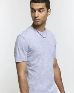River Island regular fit t-shirt Grey New