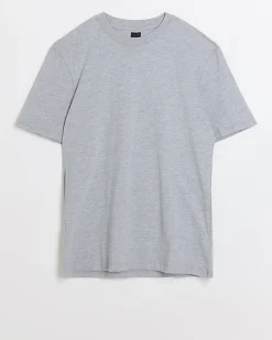 River Island regular fit t-shirt Grey New