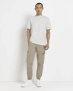 River Island regular fit t-shirt Grey Online