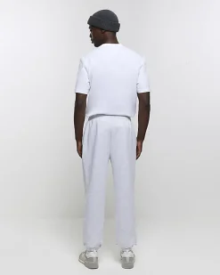 River Island slim fit plain joggers Grey Discount
