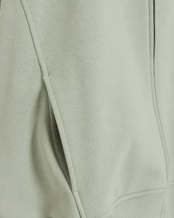 River Island Light Green zip up bomber sweatshirt Khaki Fashion