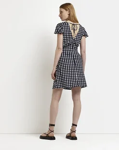 River Island Maternity frill mini dress Black Hot