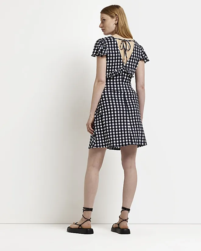 River Island Maternity frill mini dress Black Hot