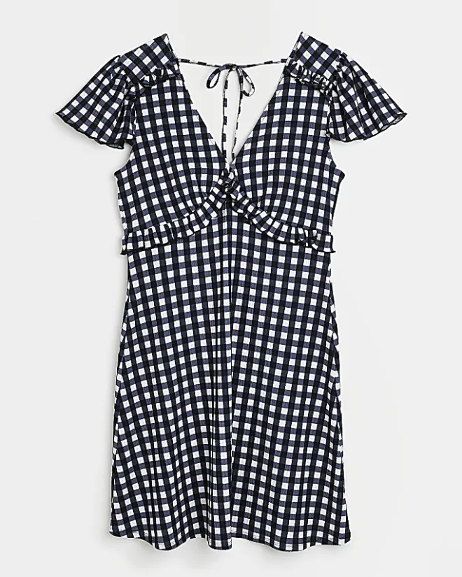 River Island Maternity frill mini dress Black Hot