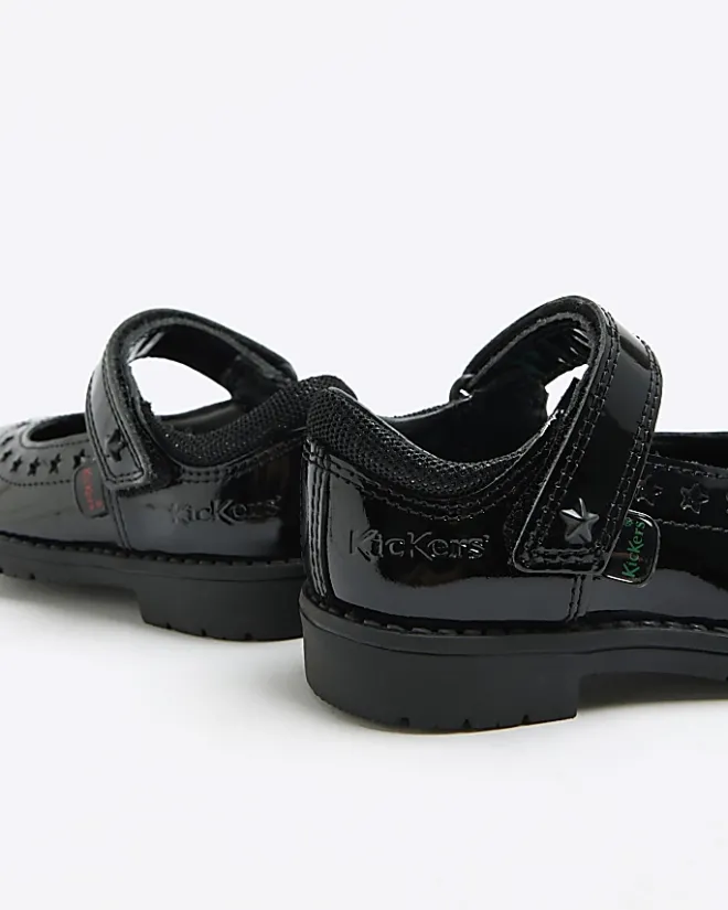 River Island Mini girls Kickers star embossed shoes Black Discount