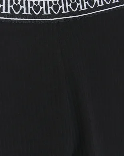 River Island Mini girls RI rib leggings Black Sale