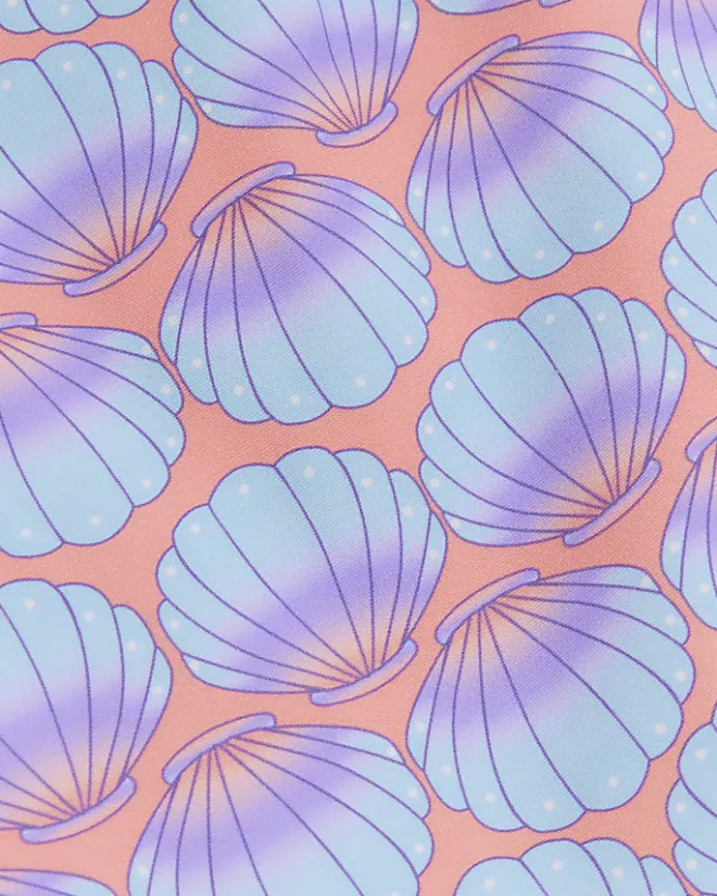 River Island Mini girls coral sun safe rash suit Orange Hot