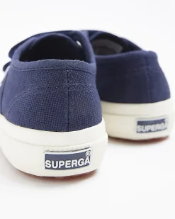 River Island Mini girls navy superga velcro shoes Blue Discount