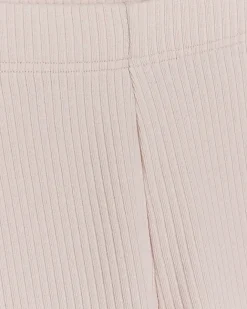 River Island Mini girls plain rib leggings Pink Sale