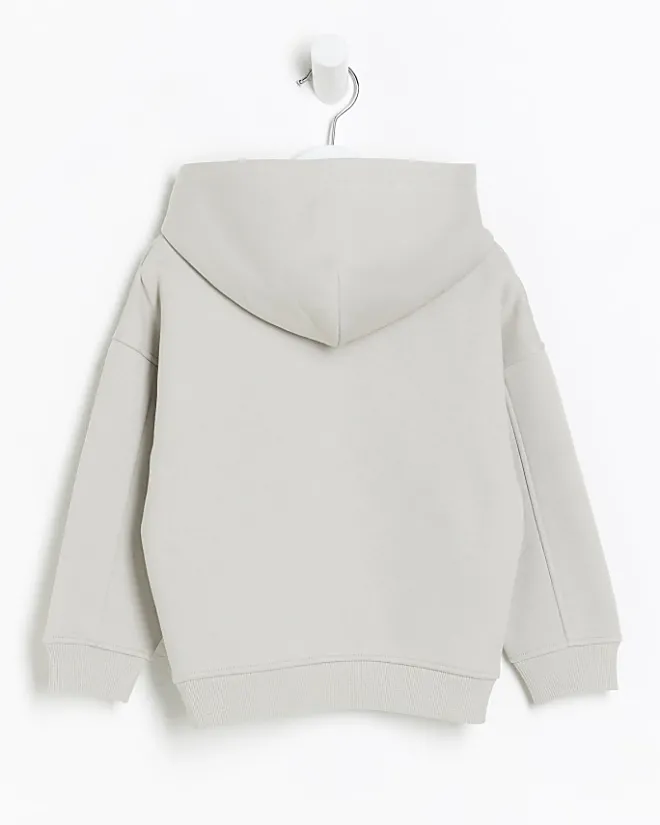 River Island Mini Hoodie Stone Clearance