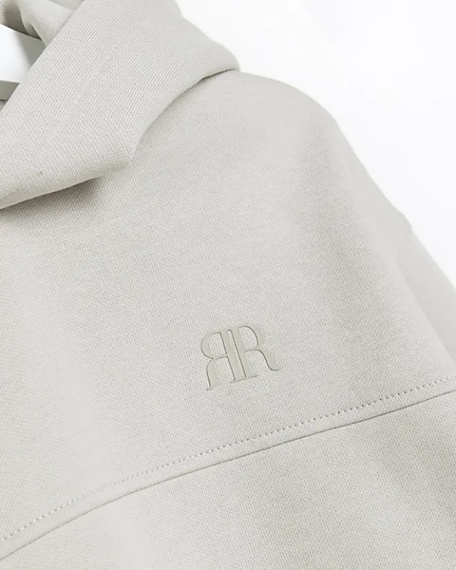 River Island Mini Hoodie Stone Clearance