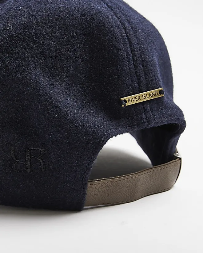 River Island RI Cap Navy Online