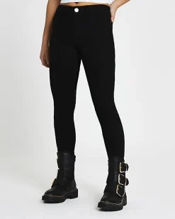 River Island Petite Molly mid mise skinny jeans Black Discount