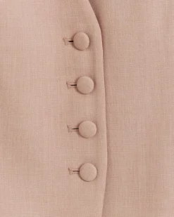 River Island button up longline waistcoat Pink Best