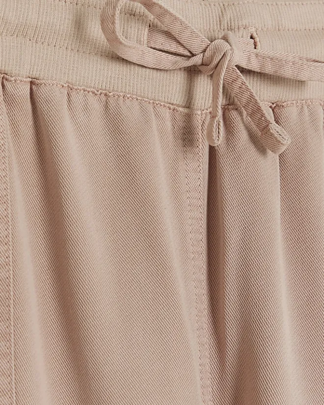 River Island lyocell cuffed joggers Pink Sale