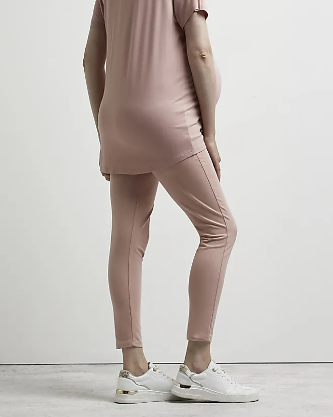 River Island maternity leggings Pink Discount