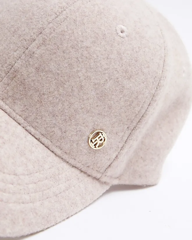 River Island melton cap Pink Online