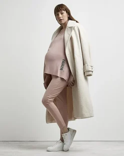 River Island oversized maternity t-shirt Pink Hot