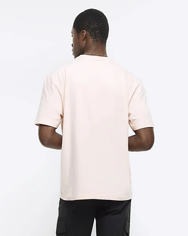 River Island regular fit t-shirt Pink Outlet