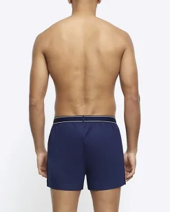 River Island 3PK boxer shorts Blue Clearance