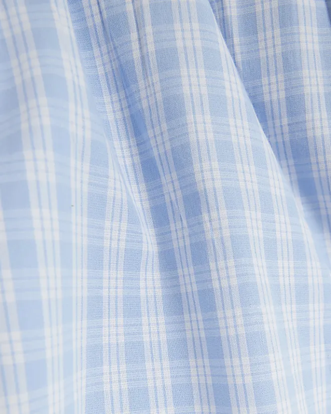 River Island 3PK check boxer shorts Blue Hot