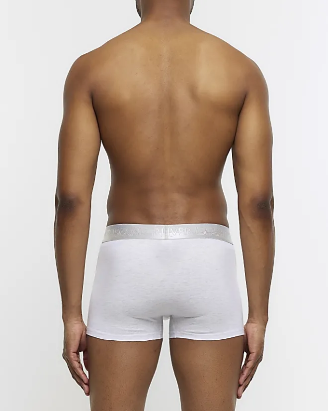 River Island 4PK regular fit RI trunks Grey New