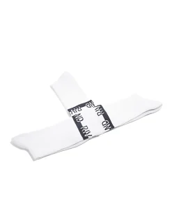 River Island 3PK branded tube socks White Best