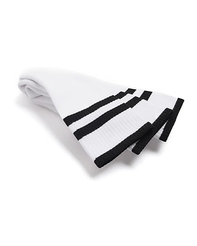 River Island 3PK Double Stripe Tube Socks White Fashion