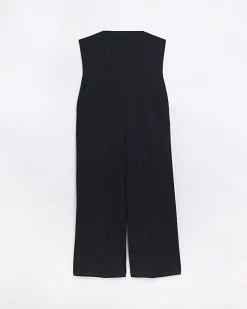 River Island Plus bandeau jumpsuit Black Hot