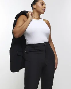 River Island Plus skinny trousers Black Hot