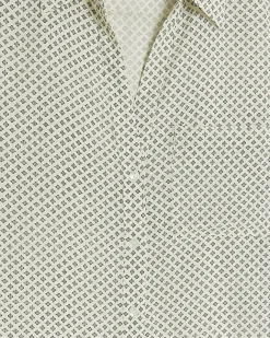 River Island Plus geometric print shirt Cream Sale