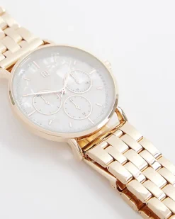 River Island Rose Gold Watch Yellow Sale