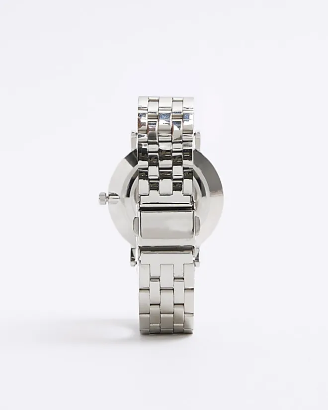 River Island Silver Watch Grey Best