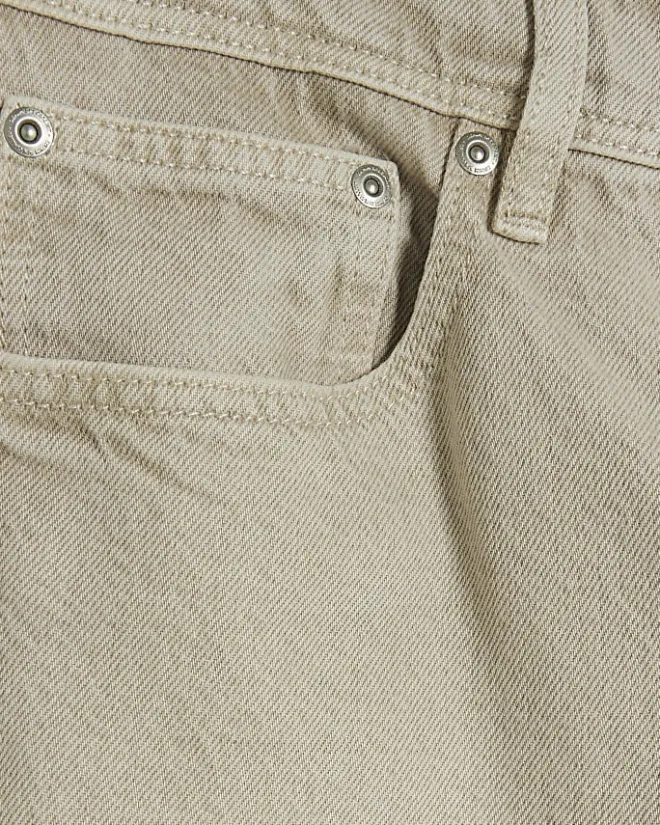 River Island Stone straight fit jeans Grey Discount