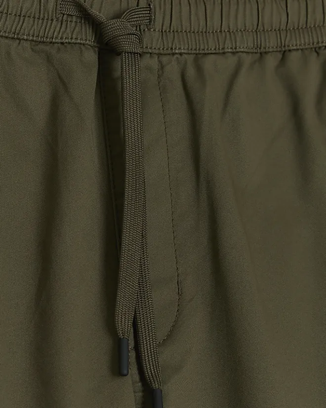 River Island Washed regular fit cargo joggers Khaki Outlet