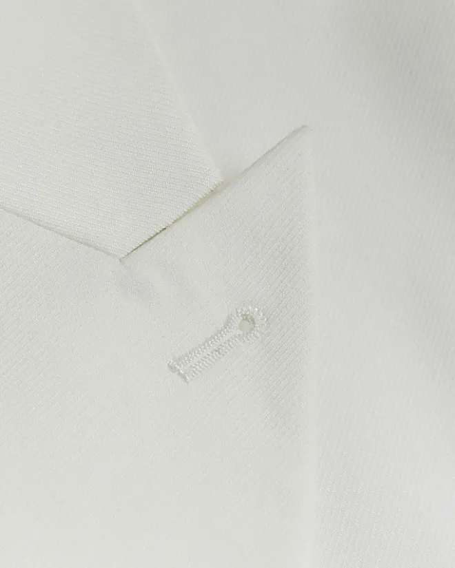 River Island slim fit tuxedo suit jacket White Sale
