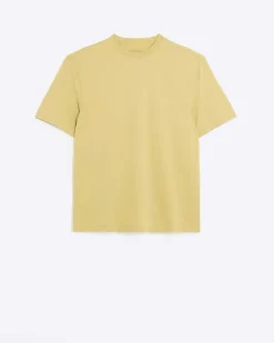 River Island regular fit t-shirt Yellow Hot