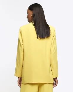 River Island smart blazer Yellow Sale